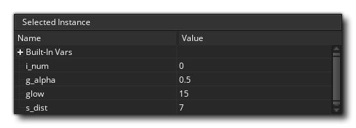 Debug Selected Instance Watches Window